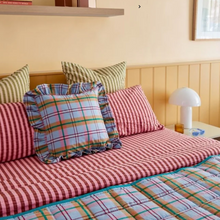 Load image into Gallery viewer, Mosey Me - Confetti Plaid Throw Quilted Throw
