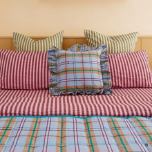 Load image into Gallery viewer, Mosey Me - Confetti Plaid Throw Quilted Throw
