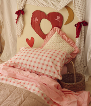 Load image into Gallery viewer, Play Linen - Heirloom Hearts Reversible Quilt

