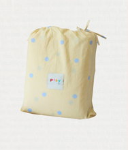 Load image into Gallery viewer, Play Linen - Butter Dot Duvet Set
