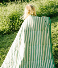 Load image into Gallery viewer, Play Linen - Meadow Stripe Quilt
