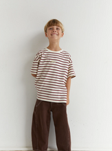 Load image into Gallery viewer, Juni - Zion Tee Chilli Stripe

