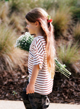 Load image into Gallery viewer, Juni - Zion Tee Chilli Stripe
