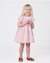 Load image into Gallery viewer, Goldie &amp; Ace - Antique Stripe Strawberry Flo Smocked Dress

