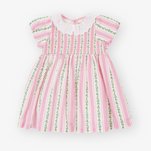 Load image into Gallery viewer, Goldie &amp; Ace - Antique Stripe Strawberry Flo Smocked Dress
