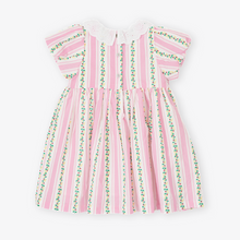 Load image into Gallery viewer, Goldie &amp; Ace - Antique Stripe Strawberry Flo Smocked Dress
