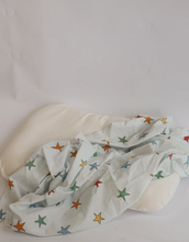Load image into Gallery viewer, Play Linen - Retro Star Swaddle Wrap
