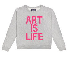 Load image into Gallery viewer, Castle &amp; Things - Grey Marle Art is Life Sweater
