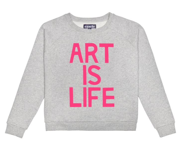 Castle & Things - Grey Marle Art is Life Sweater