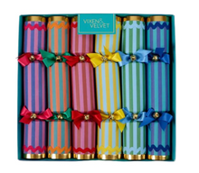 Load image into Gallery viewer, La Dolce Vita Crackers - Mixed Stripes - Pack of 6
