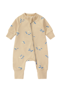 Susukoshi - Terry Zip Suit - School Of Fish