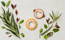 Load image into Gallery viewer, Lee the Lion Teether Wood + Silicone
