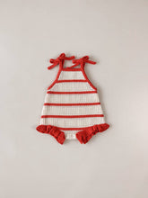 Load image into Gallery viewer, Freckles the label - Crochet Knit Cotton Romper
