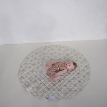 Load image into Gallery viewer, The Bundle Co - Fleur Reversible Playmat - 100% Quilted Cotton
