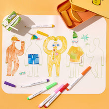 Load image into Gallery viewer, Wipeable Silicone Colouring Mat - Friends
