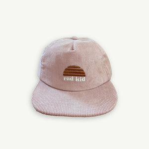 Rad Kid Cord Cap - Mauve: BABY