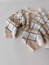 Load image into Gallery viewer, Freckles the Label- Cotton Knit Jumper | Bluebell

