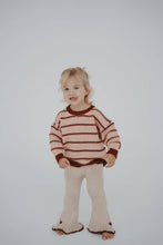 Load image into Gallery viewer, Freckles - Raised Cotton Knit Jumper | Sherbet Berry
