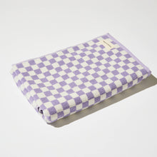 Load image into Gallery viewer, Bath Towel in Lilac Check
