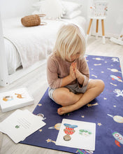 Load image into Gallery viewer, Mindful &amp; Co Kids - Printed Kids Yoga Mats - Space Print
