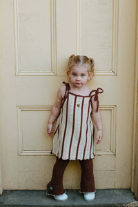 Freckles the Label - Cotton Knit Bell Pants | Bluebell