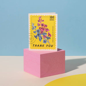 Card - 100 Percent 'THANK YOU'