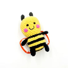 Load image into Gallery viewer, Baby Bumblebee Rattle – Garden-Themed Toy
