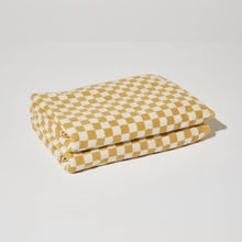 Load image into Gallery viewer, Bath Towel in Yellow Check
