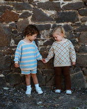 Load image into Gallery viewer, Freckles the Label- Cotton Knit Jumper | Bluebell
