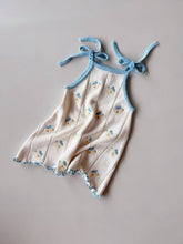 Load image into Gallery viewer, Freckles the Label - Bloom Pointelle Tie Dress | Pansy

