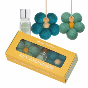 Felt Flower Fresheners - Beachcomber