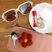 Load image into Gallery viewer, Felt Flower Keychain Charm
