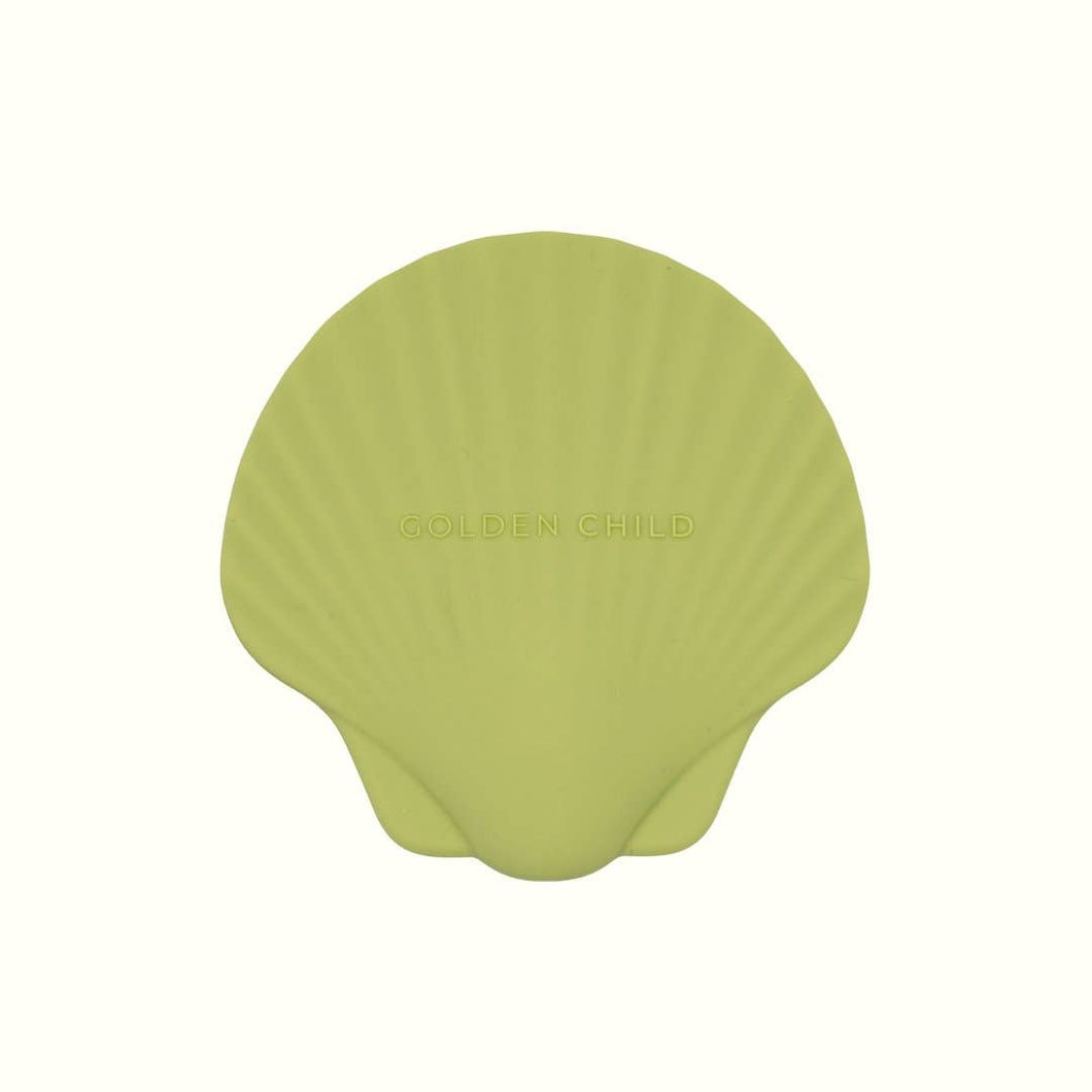 Golden Child - Shell Baby Teether: Lime