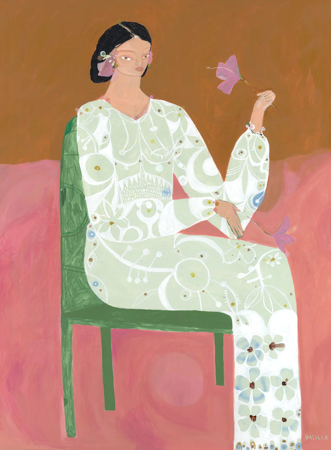 JAI - 'Green Chair' Limited Edition Print