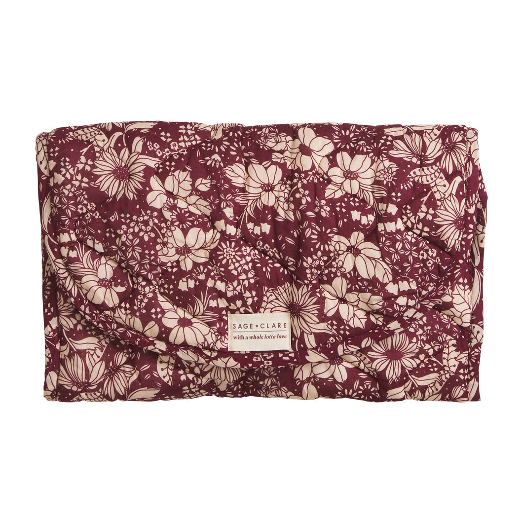 Sage x Clare - Evette Change Mat - Mahogany