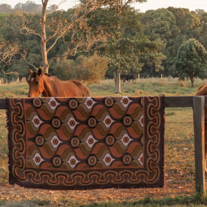 Wandering Folk - Morrison Throw - Brandy