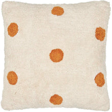 Load image into Gallery viewer, Castle - Butterscotch Spot Shag Cushion (with insert)
