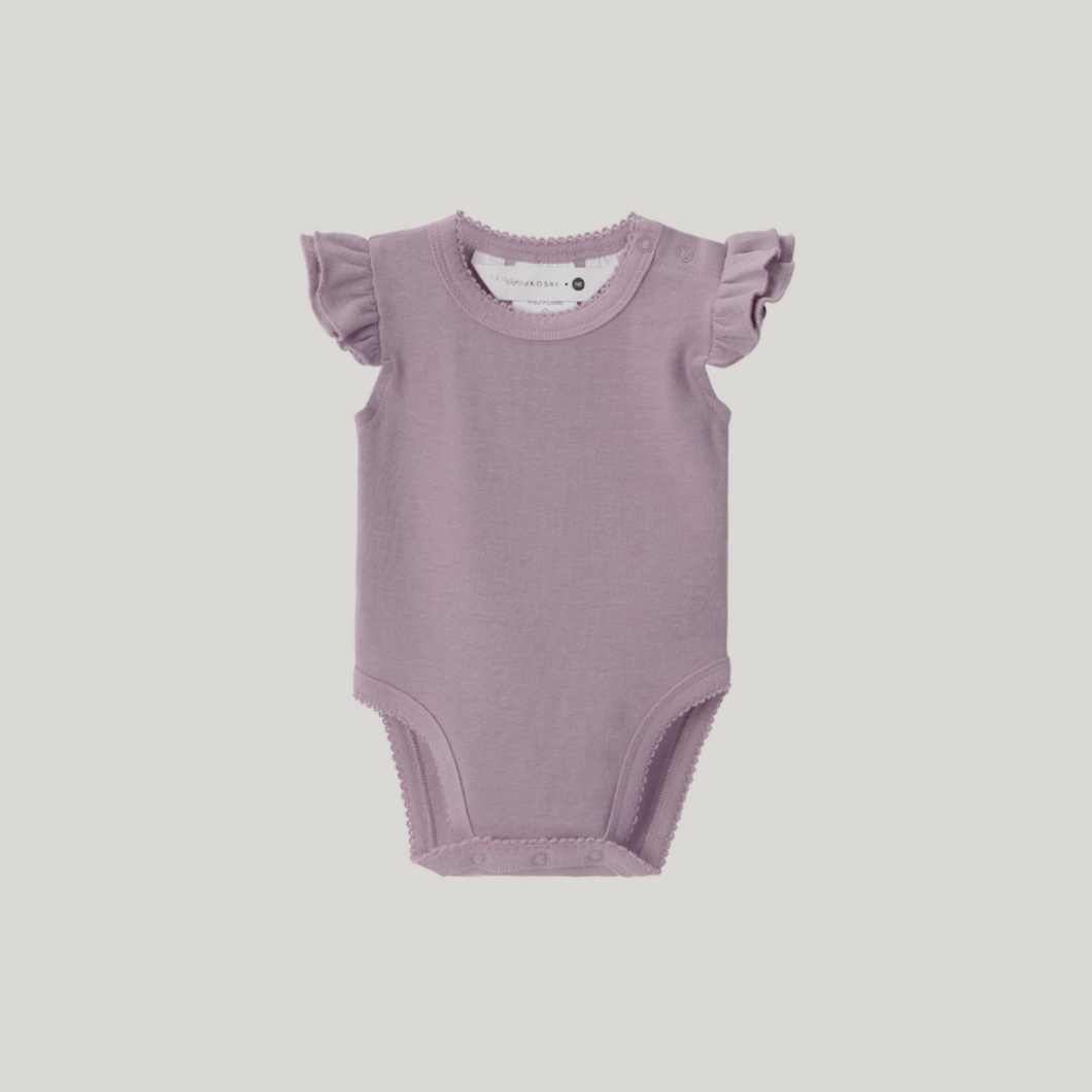 Susukoshi Organic Flutter Suit - Periwinkle