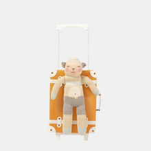 Load image into Gallery viewer, Olli Ella See-Ya Suitcase - Apricot
