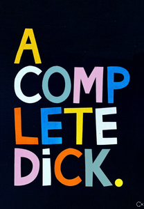 Castle- A Complete Dick Art Teatowel