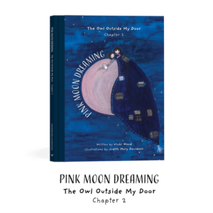 Pink Moon Dreaming - The Owl Outside My Door by Vicki Wood
