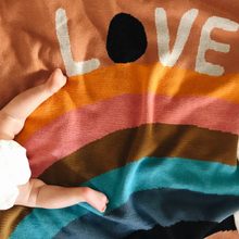 Load image into Gallery viewer, Castle - Love Rainbow Baby Throw
