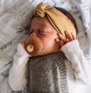 Mae and Rae Mustard Top Knot