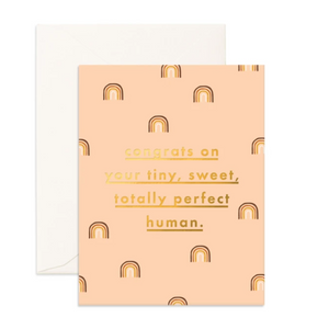 Fox & Fallow - Congrats Tiny Human Card