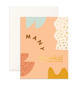 Fox & Fallow - Many Thanks Card