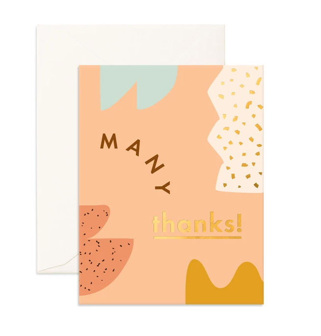 Fox & Fallow - Many Thanks Card