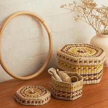 Load image into Gallery viewer, Olli Ella - Trinka Basket Set (Seagrass)
