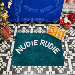 Sage x Clare Tula Nudie Bath Mat - Peacock