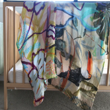 Load image into Gallery viewer, Kelsie Rose Muslin Swaddle - Jungle
