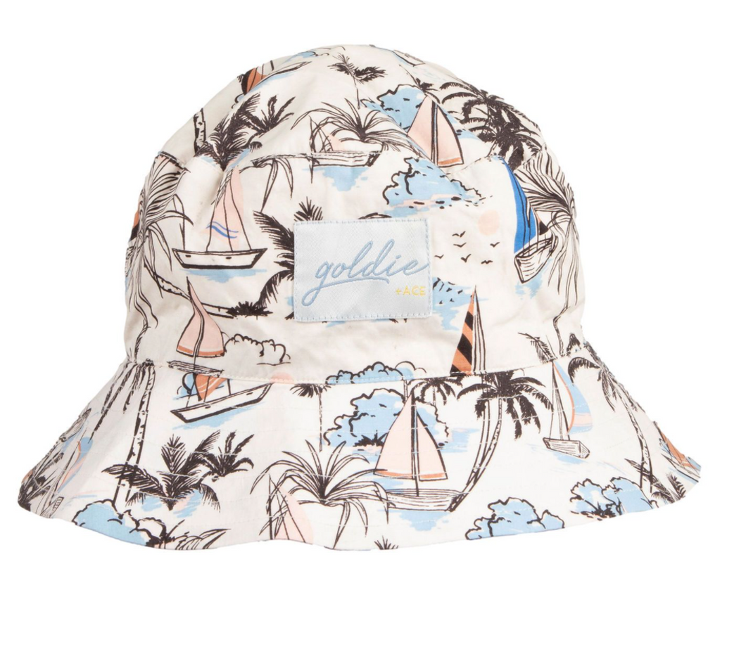 Goldie + Ace - Goldie Linen Bucket Hat Tropicana